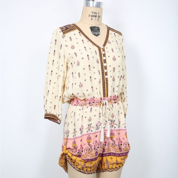 Spell & the gypsy collective desert wanderer romper playsuit M RARE HTF vintage - Picture 8 of 11